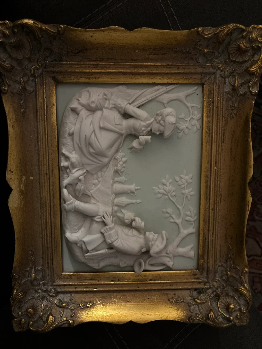 Alt Meissen Art Framed Porcelain Plaque image indicator(7)