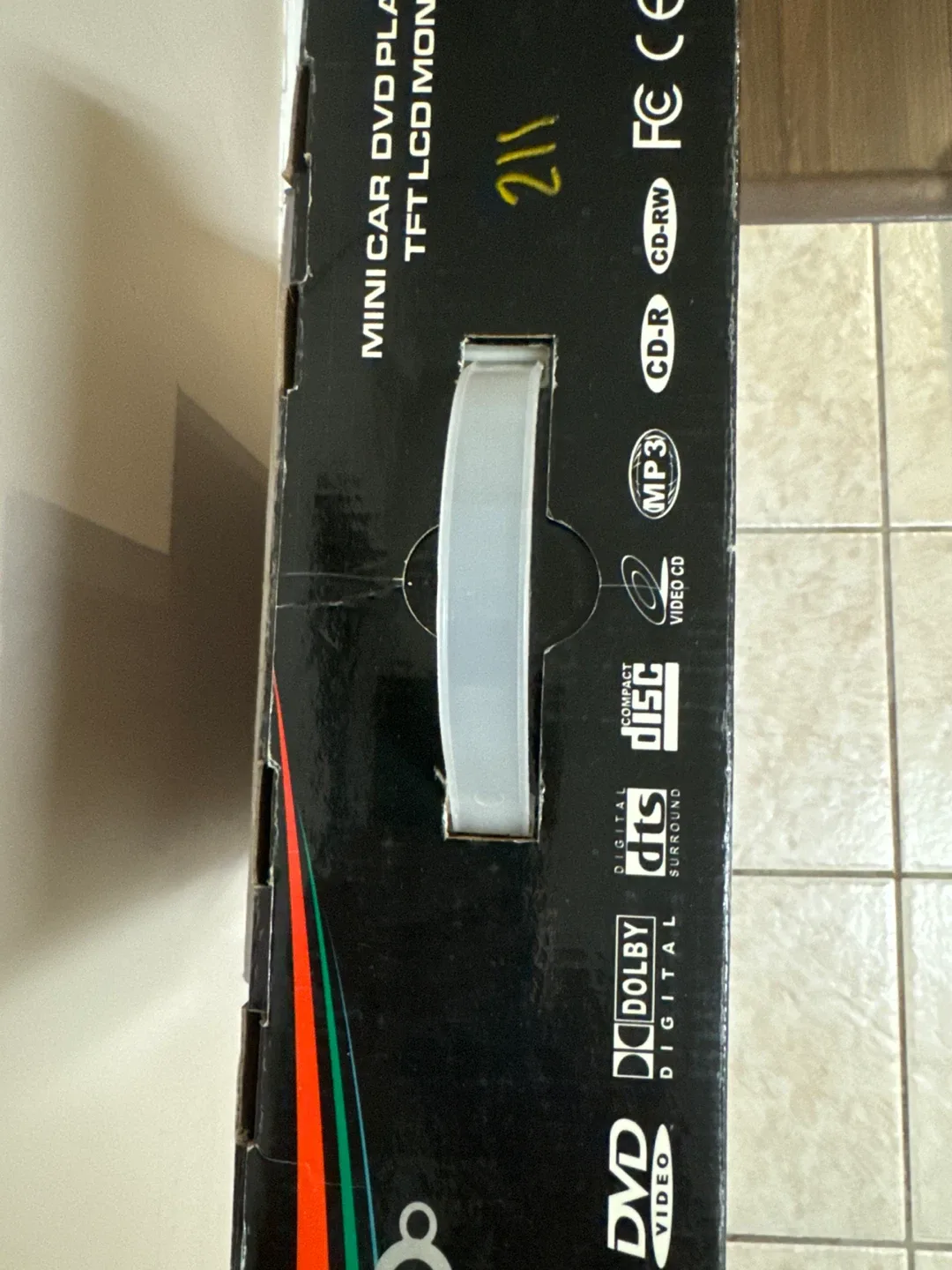 JVJ Mini Car DVD Player TFT LCD Monitor image indicator(3)