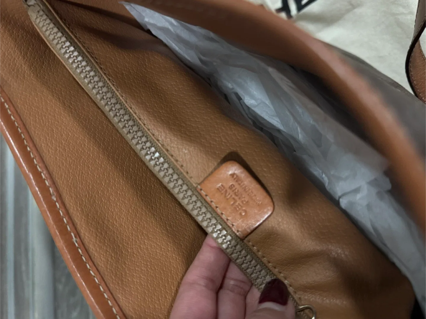 [VINTAGE] Celine Macadam Brown Tote Bag image indicator(5)