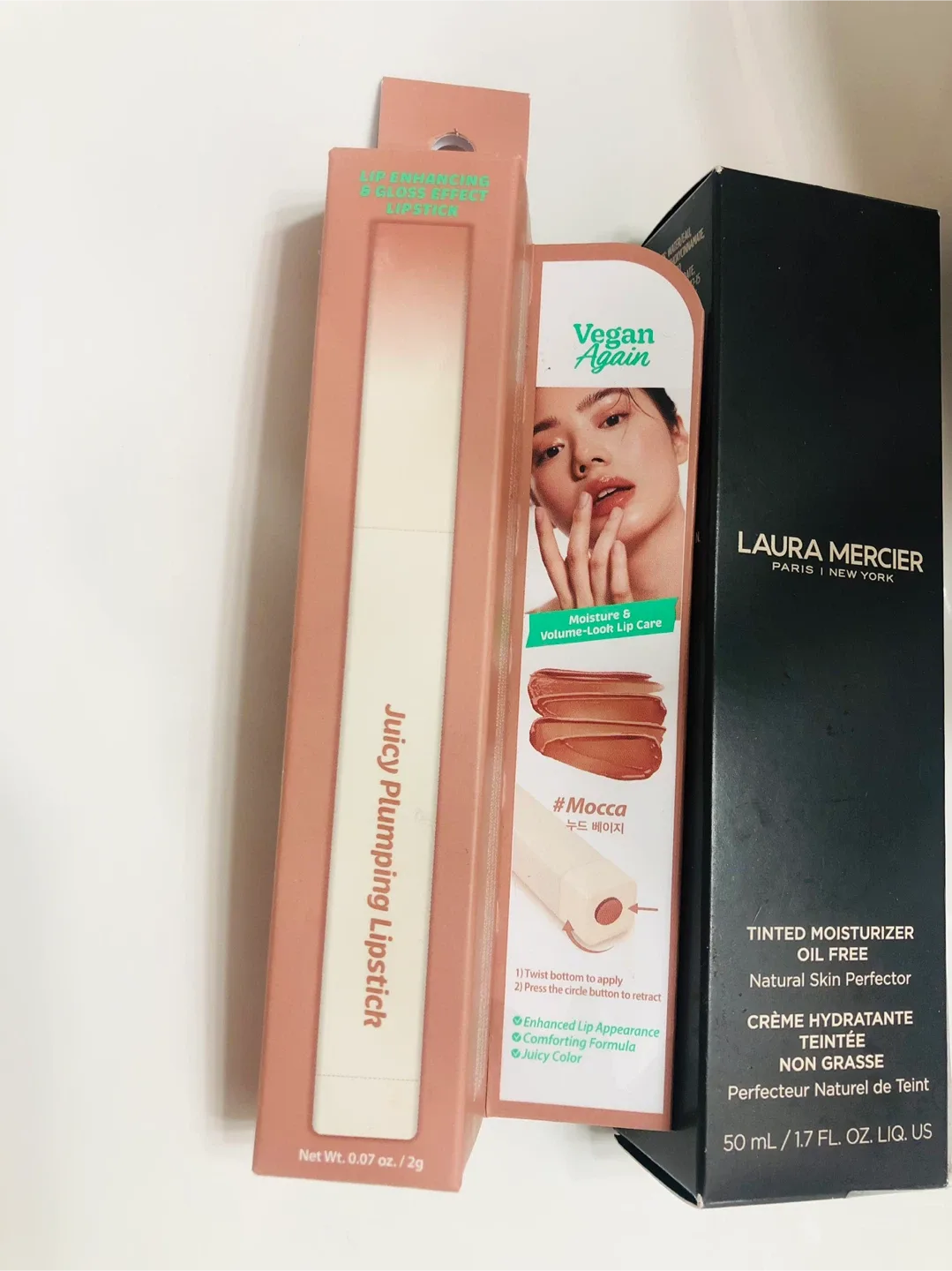 NEW Laura Mercier Tinted Moisturizer & Vegan Again Lipstick