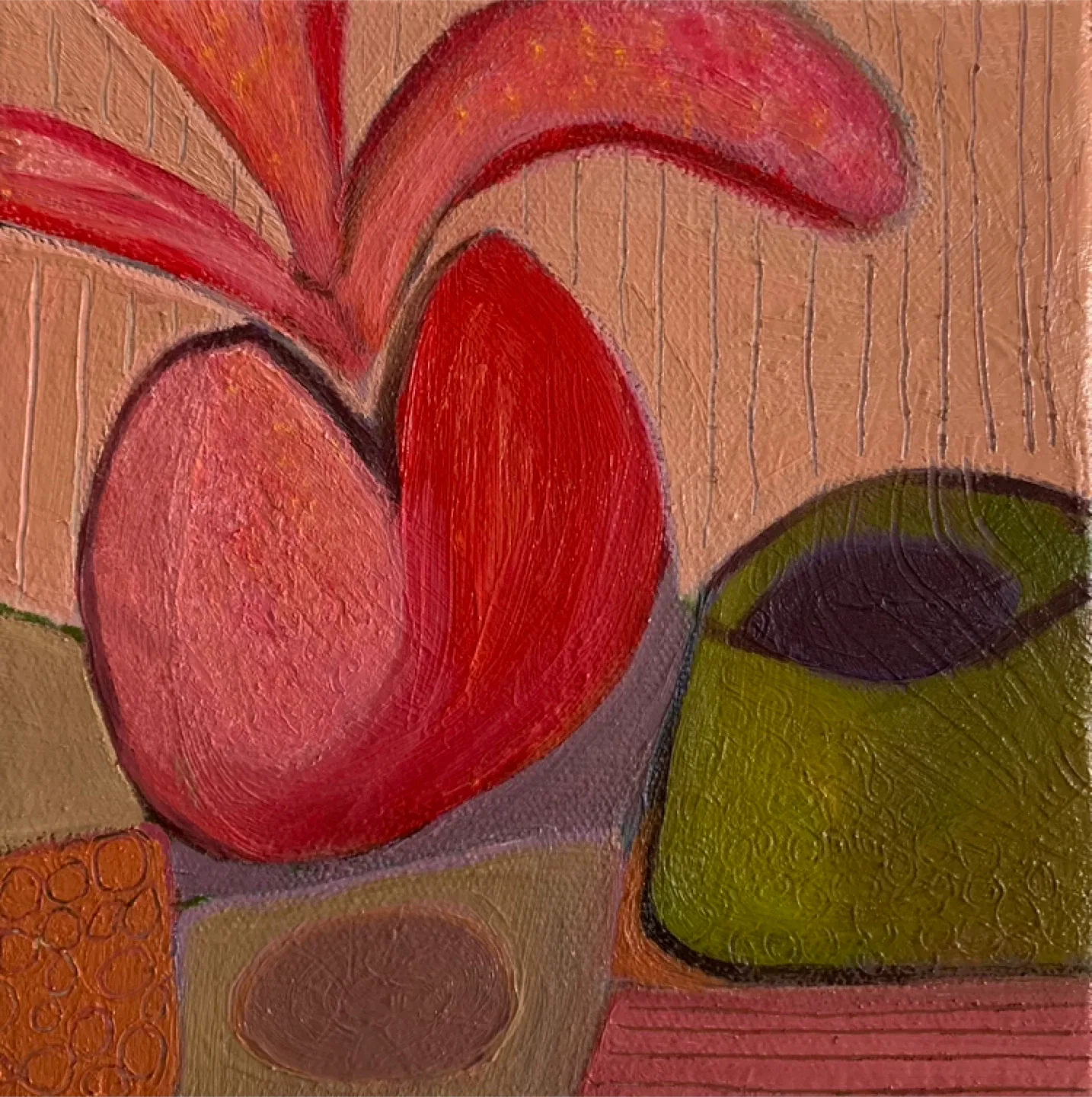 Assorted Original Abstract Botanical Paintings