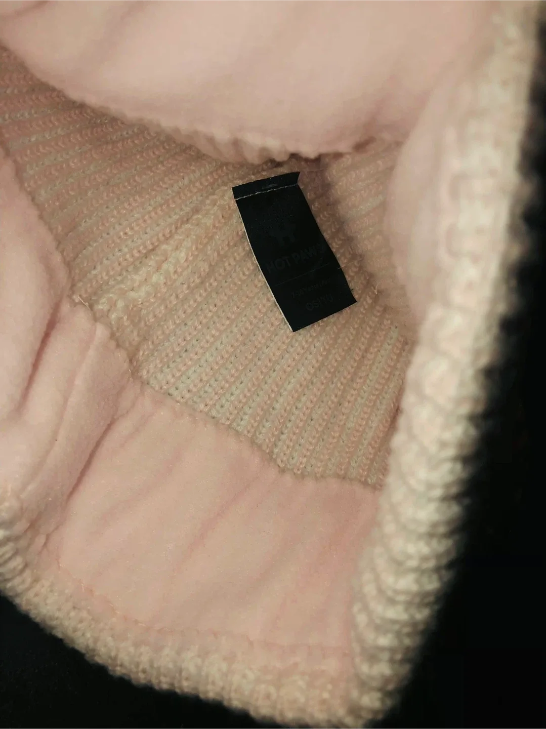 NEW Hot Paws Pink & White Toque (7-14 Years) - New! image indicator(3)