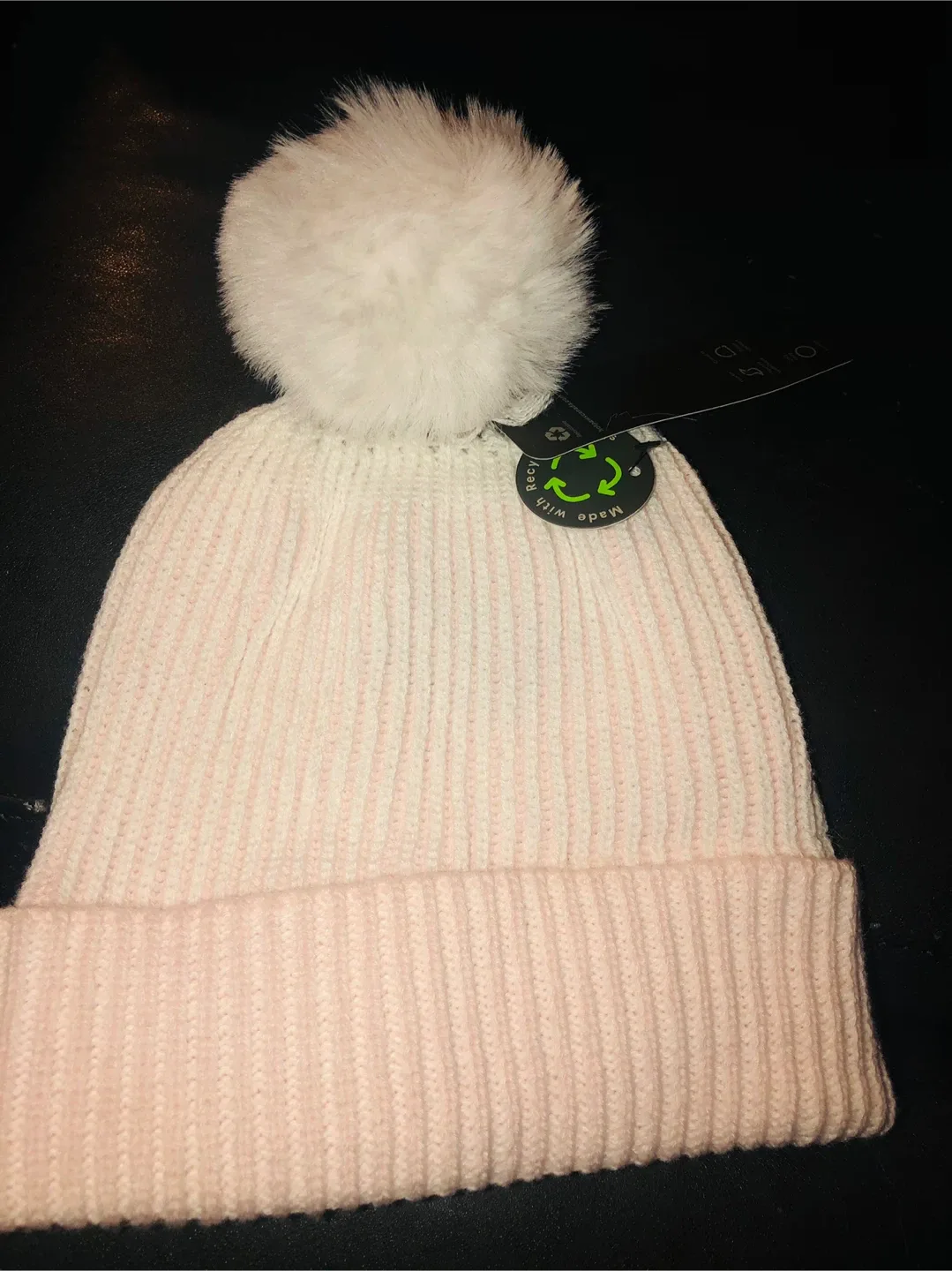 NEW Hot Paws Pink & White Toque (7-14 Years) - New!