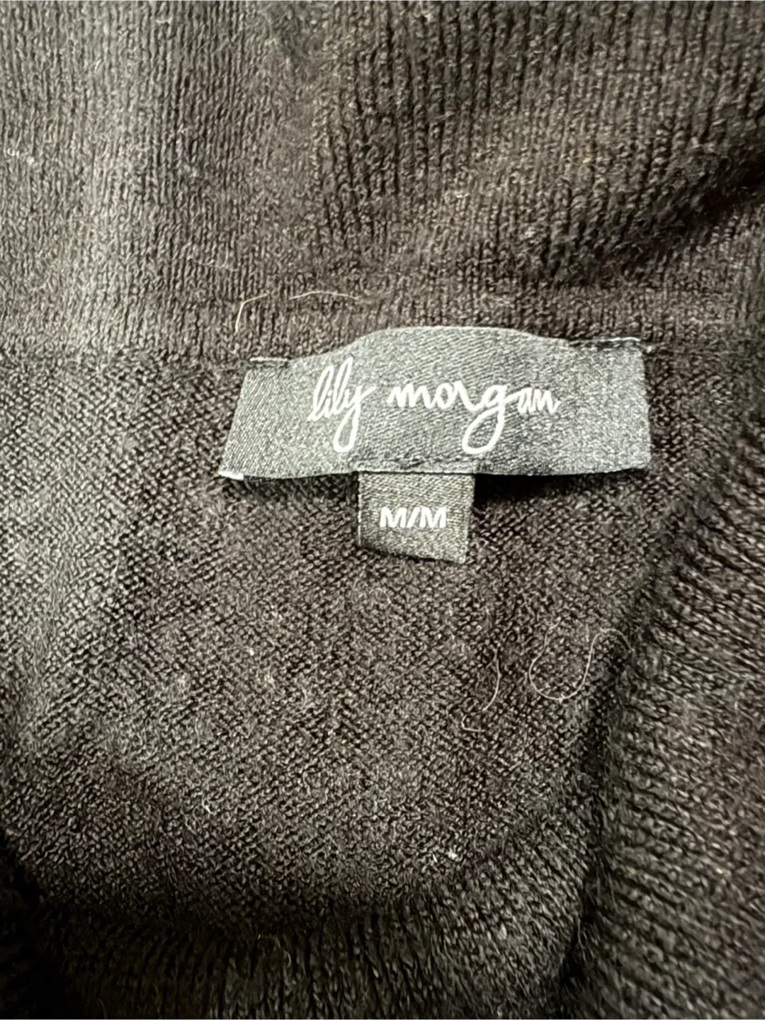 Black Cowl Neck Sweater image indicator(2)