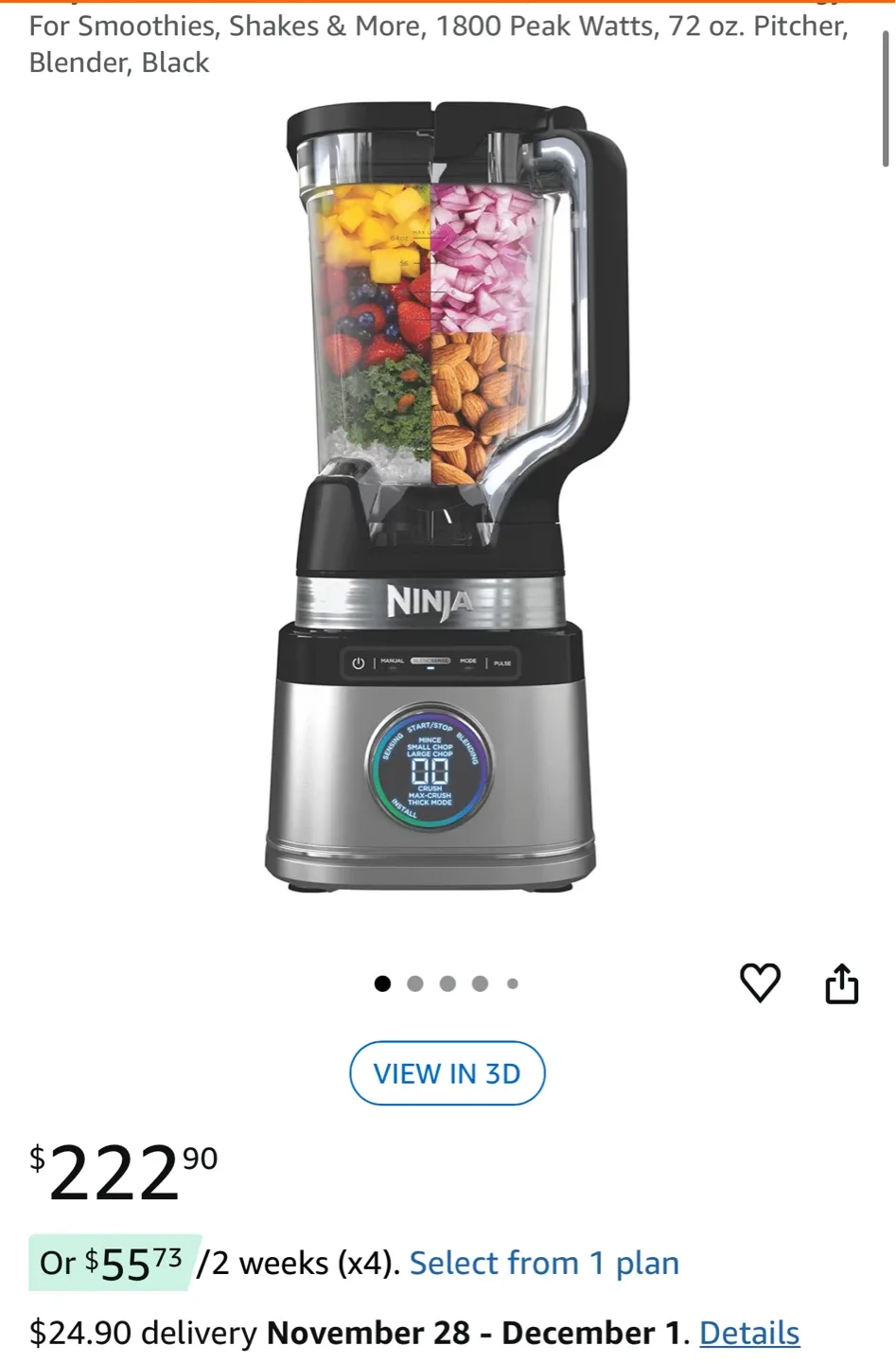 Ninja Detect Blender - Black Stainless Steel image indicator(9)