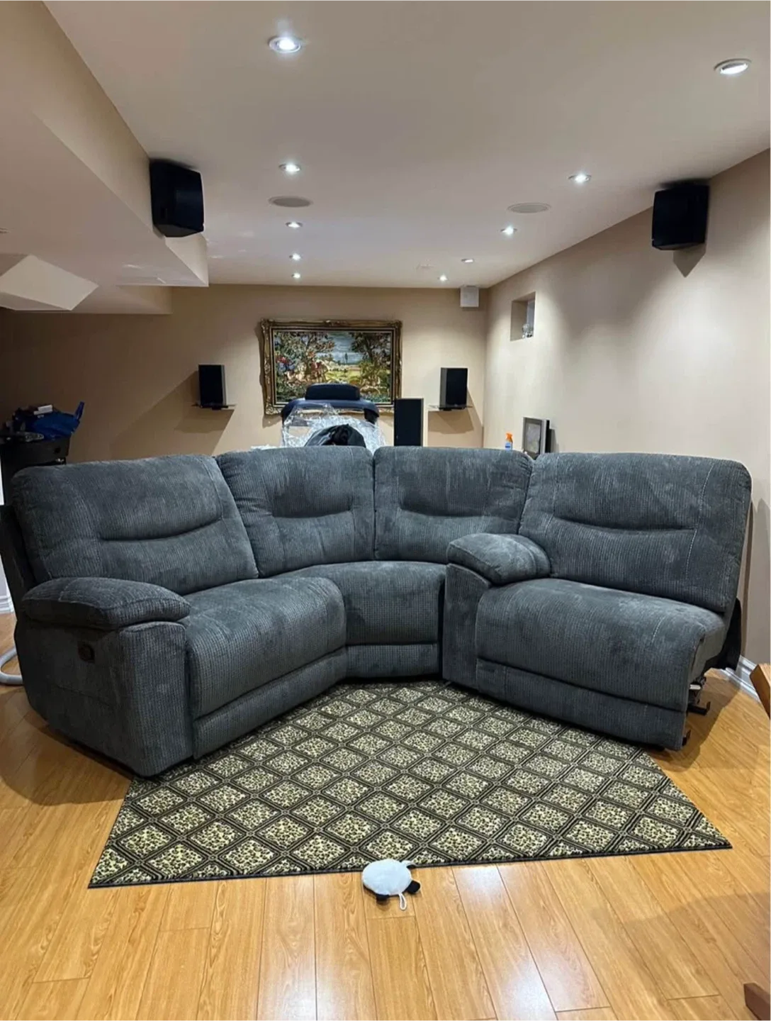 Grey Reclining Sectional Sofa image indicator(6)