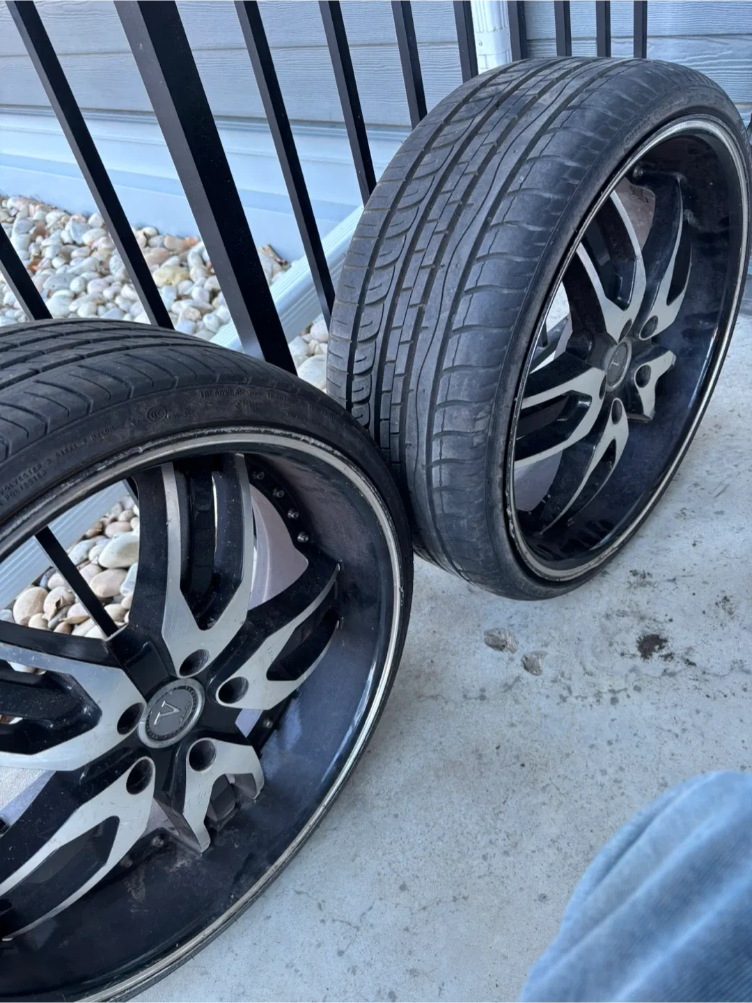 Set of Wheels and Tires - 265/30ZR20