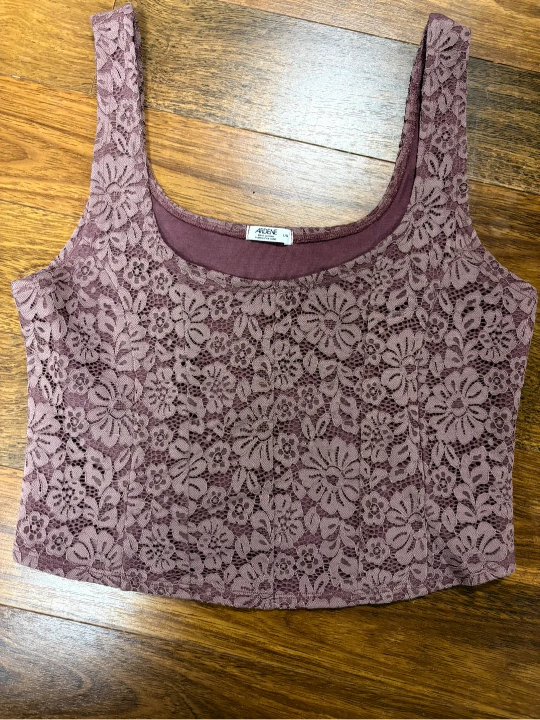 Ardene Lace Crop Top