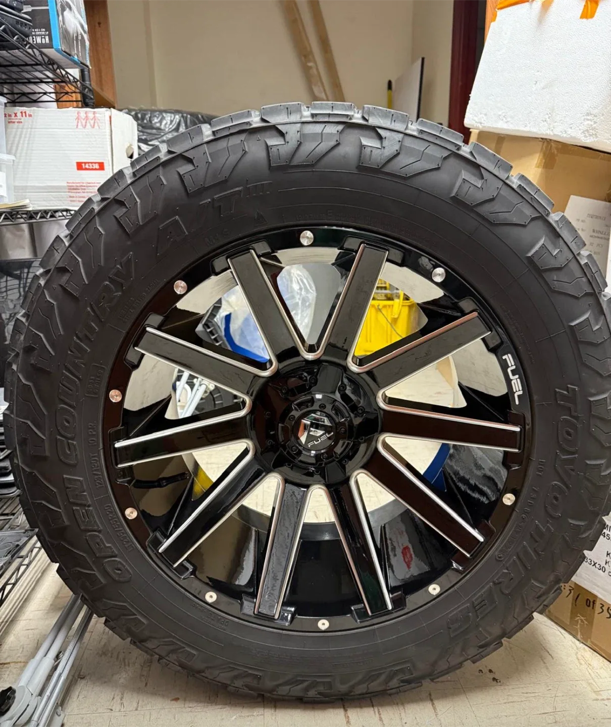 Fuel 20” Wheel with Toyo Open Country Tire image indicator(2)