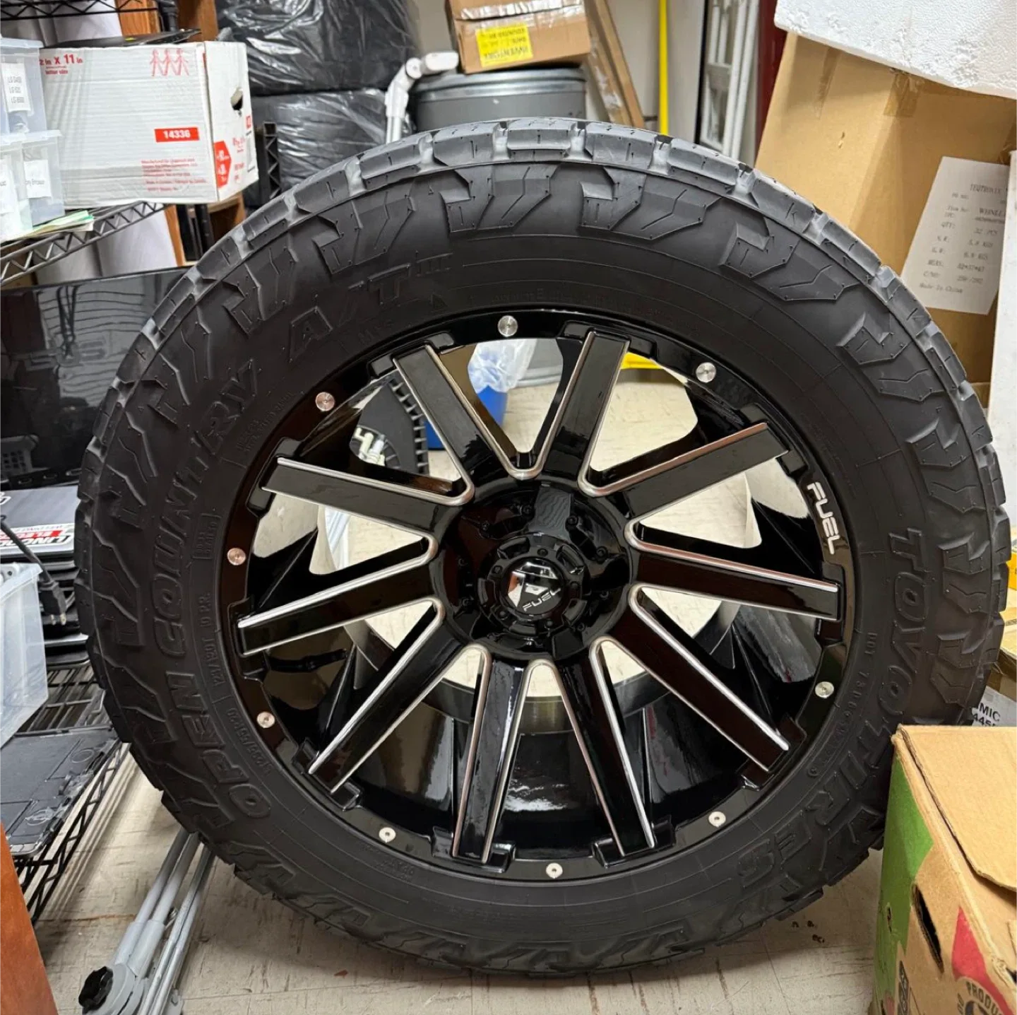 Fuel 20” Wheel with Toyo Open Country Tire