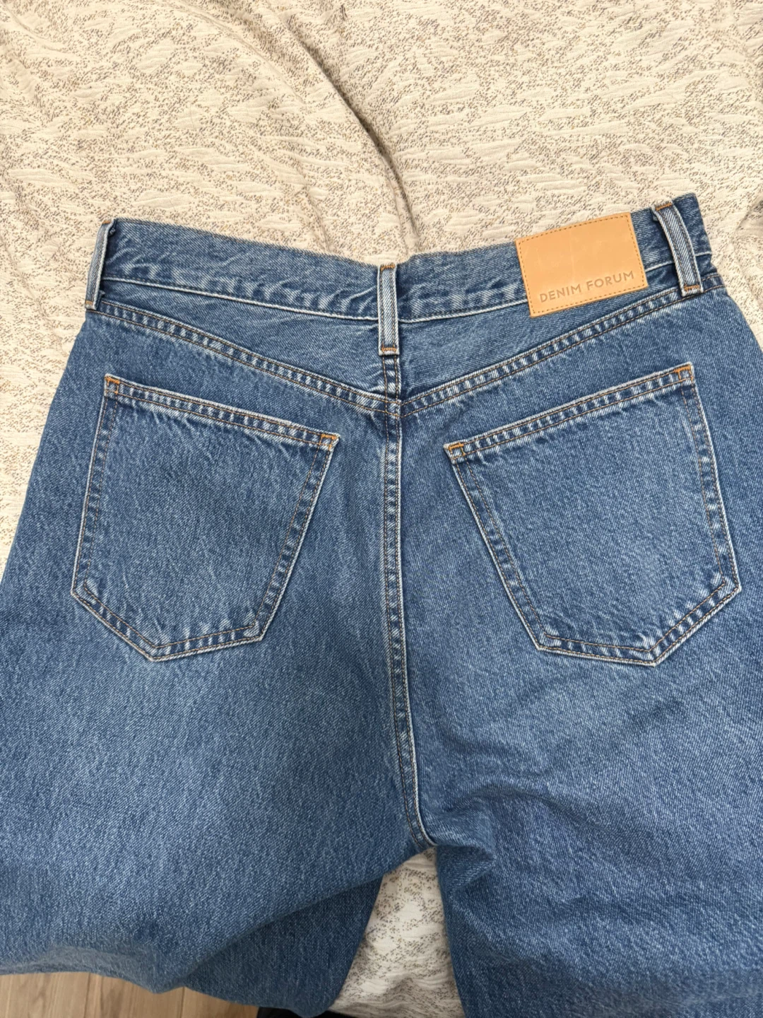 Denim Forum The Farrah Hi-Rise Wide Jeans - photo 5