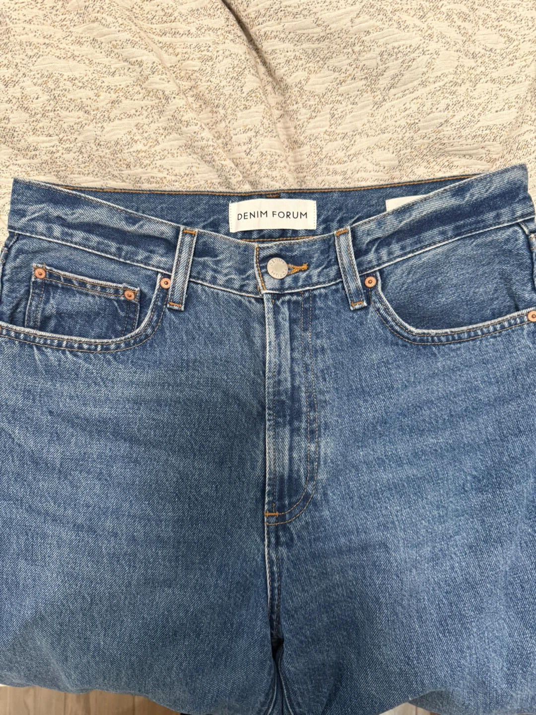 Denim Forum The Farrah Hi-Rise Wide Jeans - photo 2