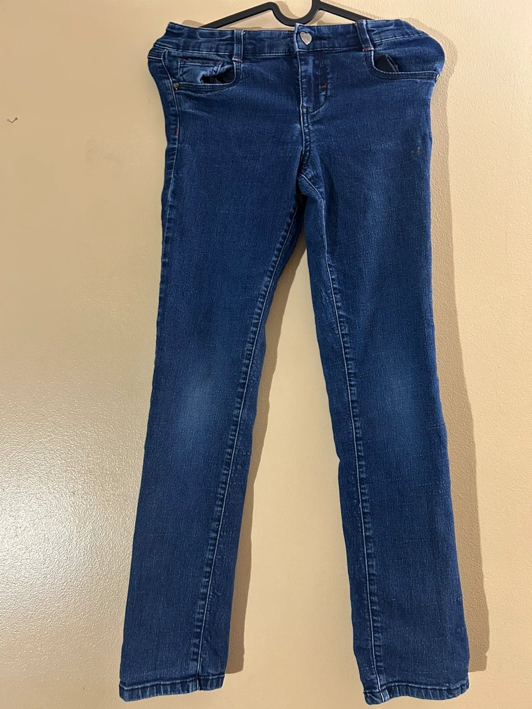 Parasuco girl blue jeans girls & red top with gold Pegasus - photo 4