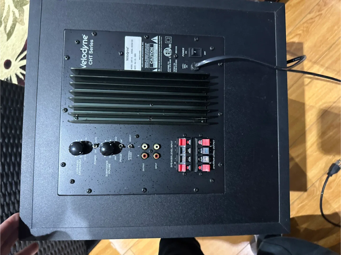 Velodyne CHT Series Subwoofer image indicator(6)