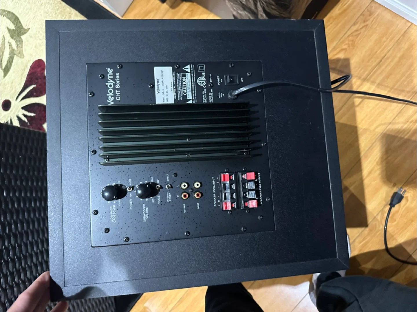 Velodyne CHT Series Subwoofer image indicator(5)