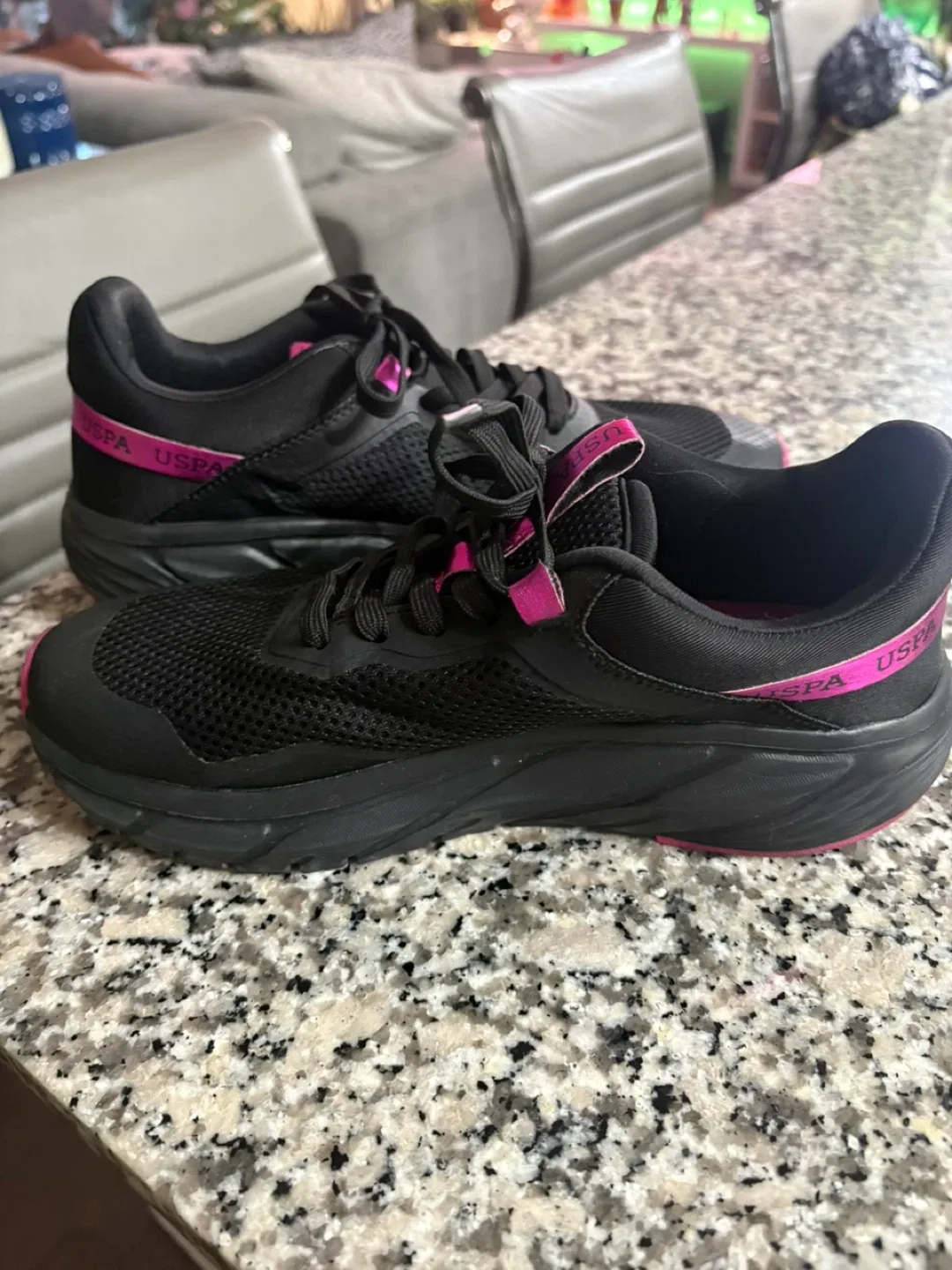 U.S. Polo Assn. Women's Running Shoes - Black image indicator(4)