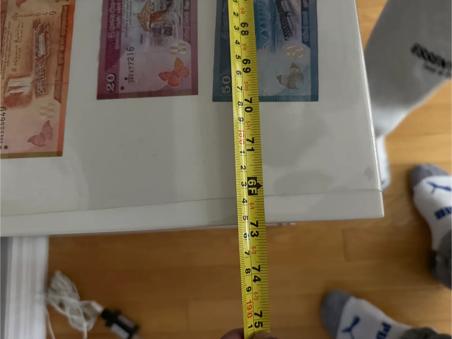 White TV Stand - 83 inches image indicator(4)