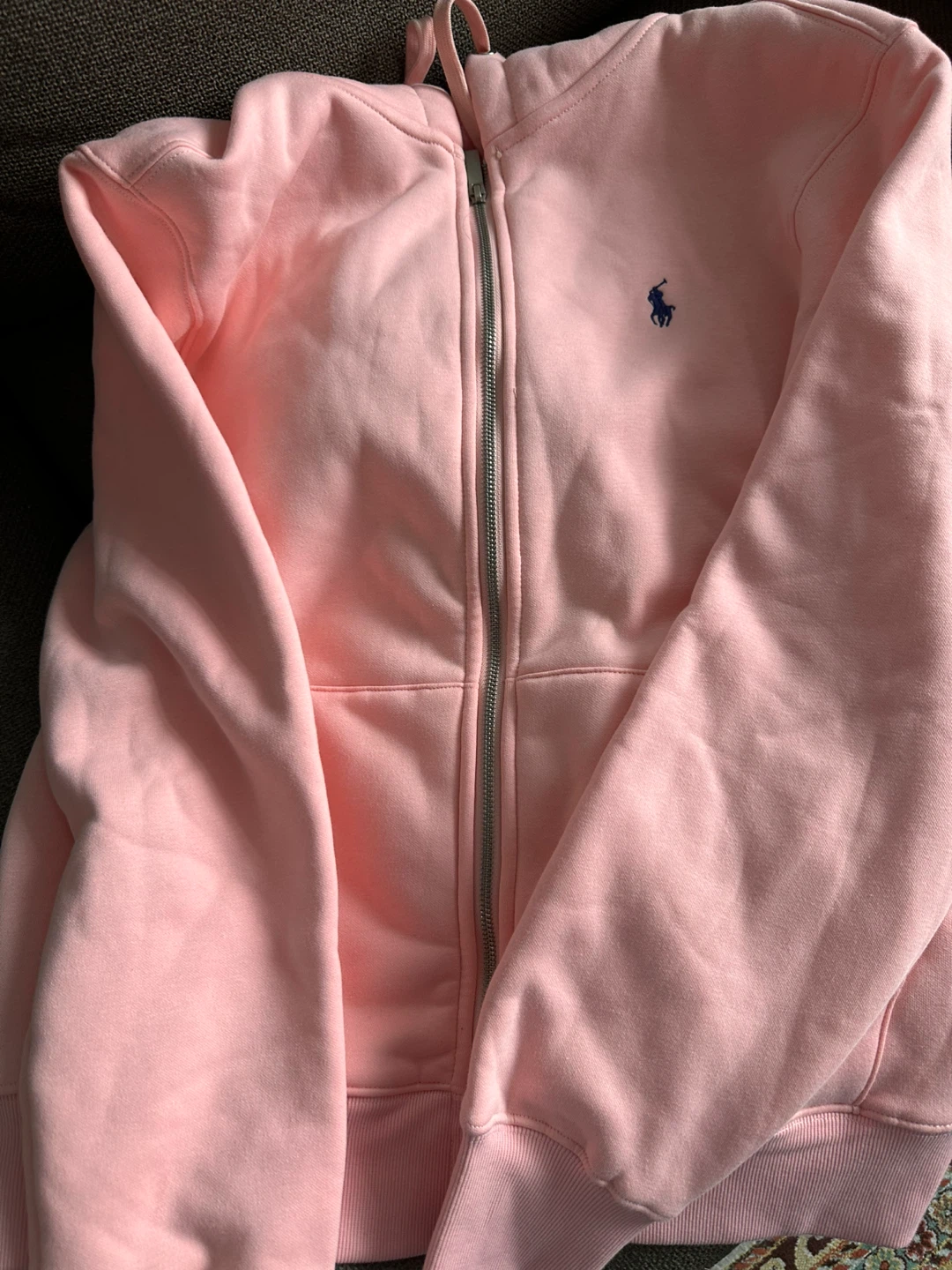 Ralph Lauren Pink Full Zip Hoodie - photo 2
