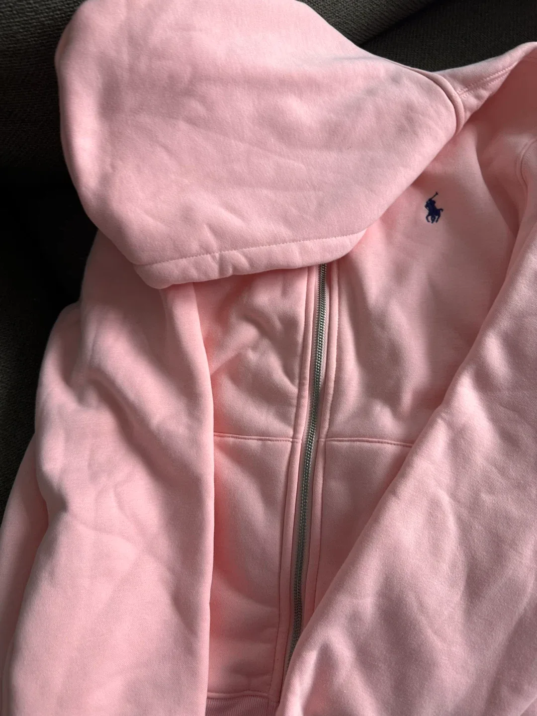 Ralph Lauren Pink Full Zip Hoodie