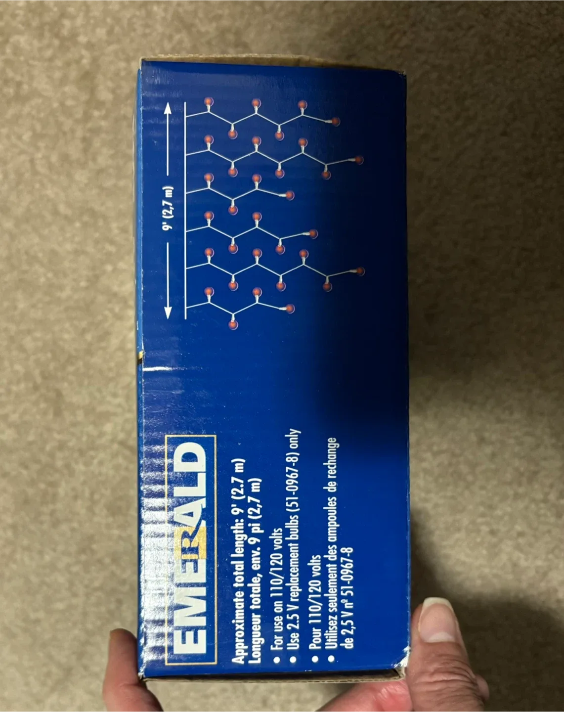 Emerald 100 Red Icicle Lights, 9 ft image indicator(2)