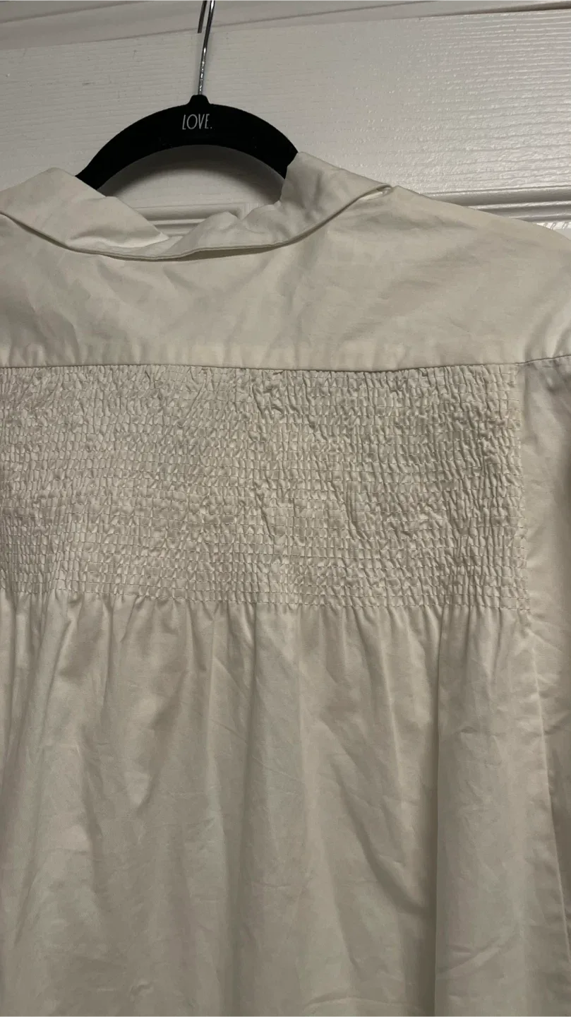 Smart Style White Shirt Dress - New with Tags! image indicator(4)