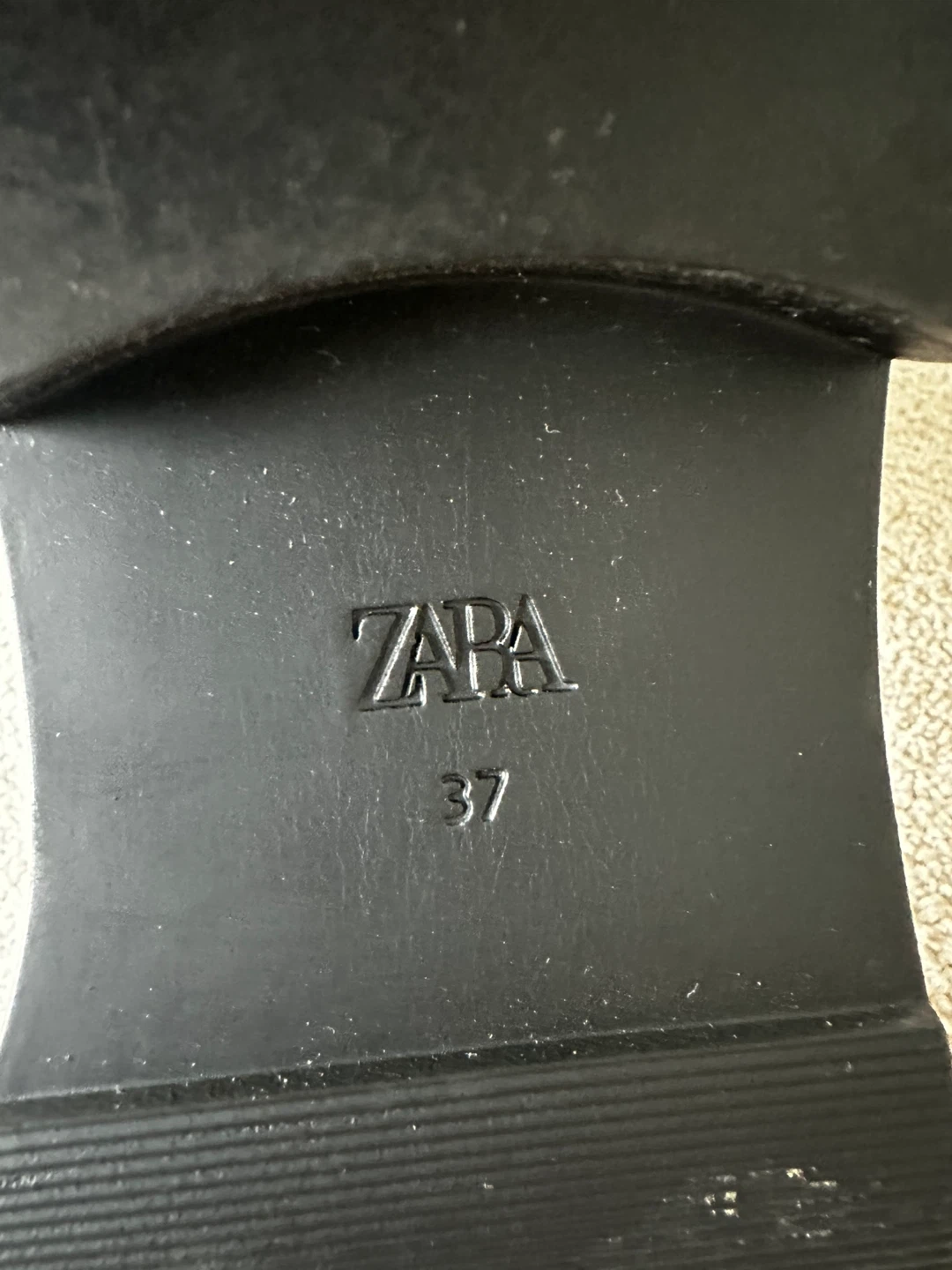 ZARA Burgundy Riding Boots - Size 37 - photo 3