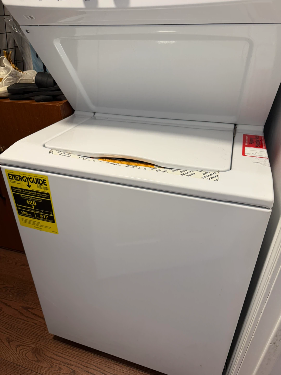 GE Stackable Washer/Dryer Combo - photo 2