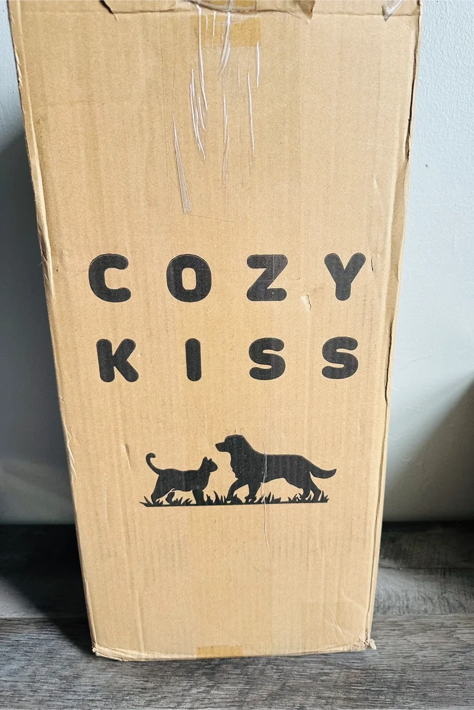 New! Cozy Kiss 4-Step Dog Stairs - Brown