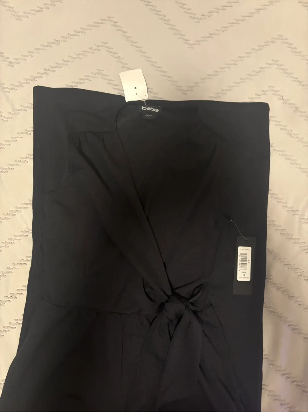 New Bebe Black Jumpsuit - Size Small image indicator(2)