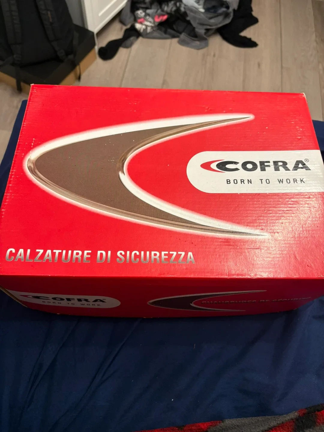 NEW Cofra Leader Black Work Boots w/ Memory Foam Insole - Size 9 image indicator(7)