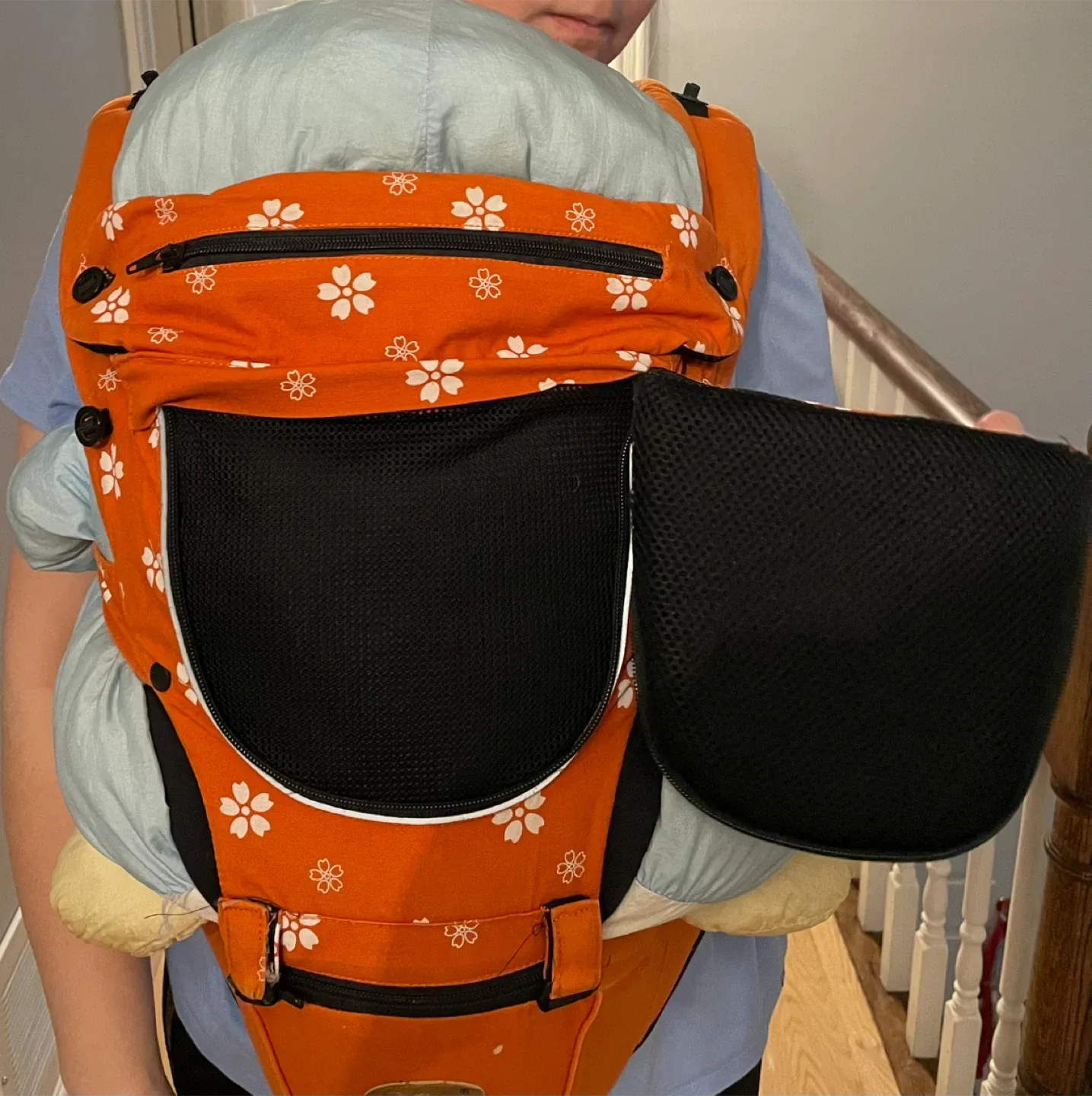 Orange Multi purpose Baby Carrier image indicator(5)