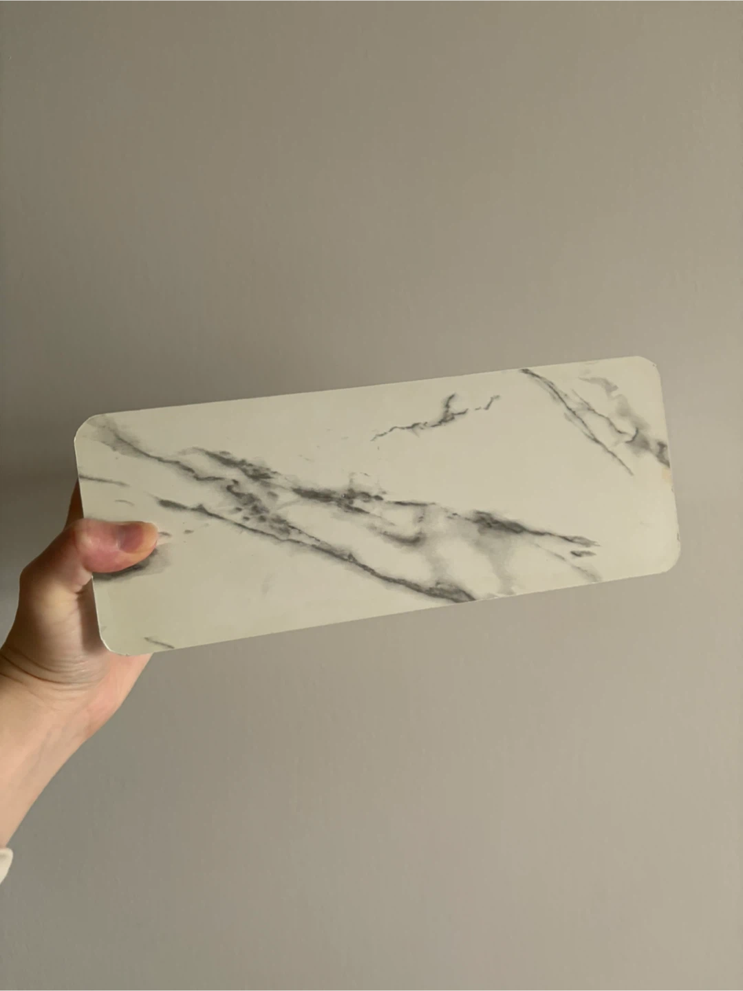 Clear Storage Box with Marble Lid - photo 2