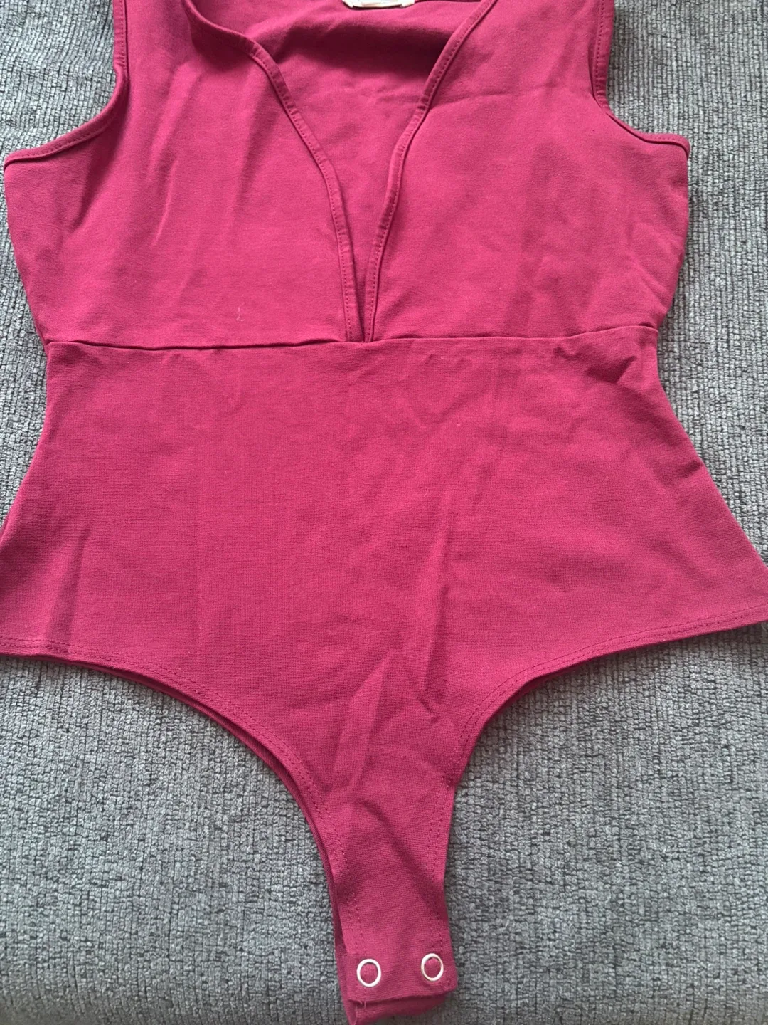 Free Burgundy Bodysuit image indicator(2)