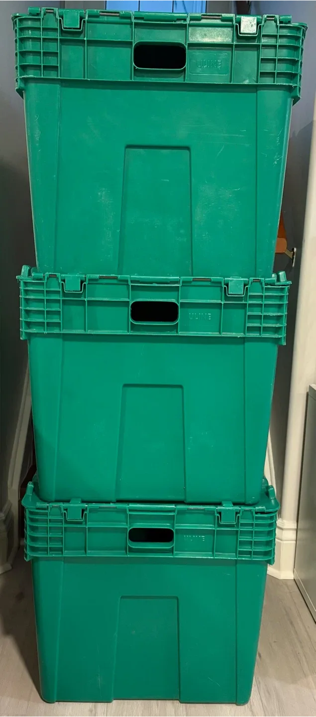 Uline XL Green Moving Boxes -