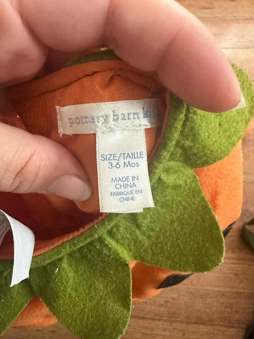 Pottery Barn Kids Pumpkin Costume (3-6 Months) image indicator(3)