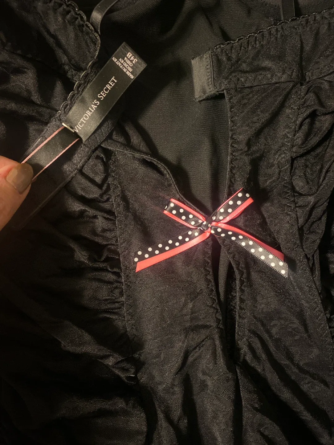 Victoria's Secret Black Babydoll - Size 34B image indicator(2)