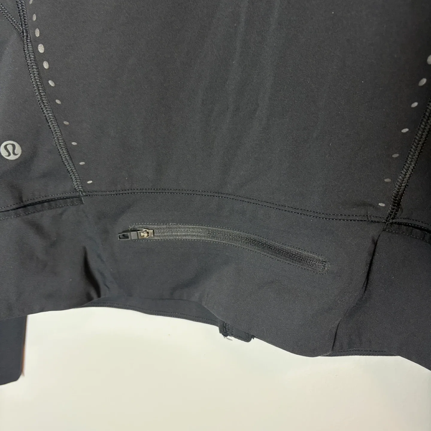 Lululemon Black Nulux UVP Run Jacket Size 10 Athleisure image indicator(6)