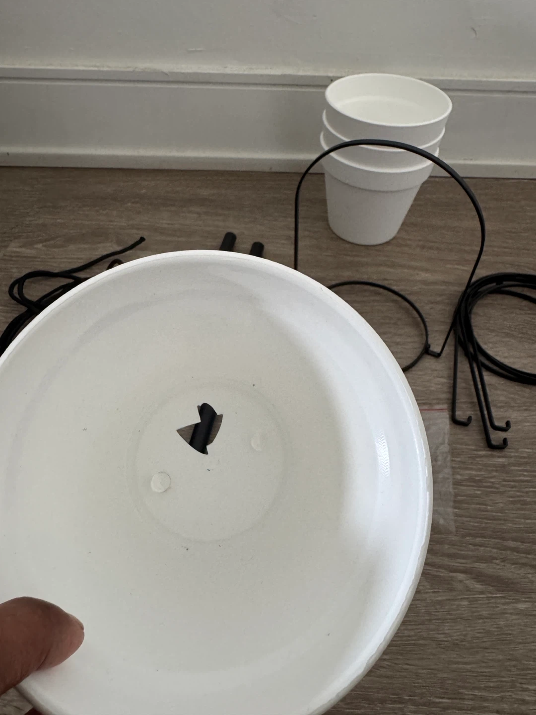 Hanging Plant Holder with 4 Pots - photo 5
