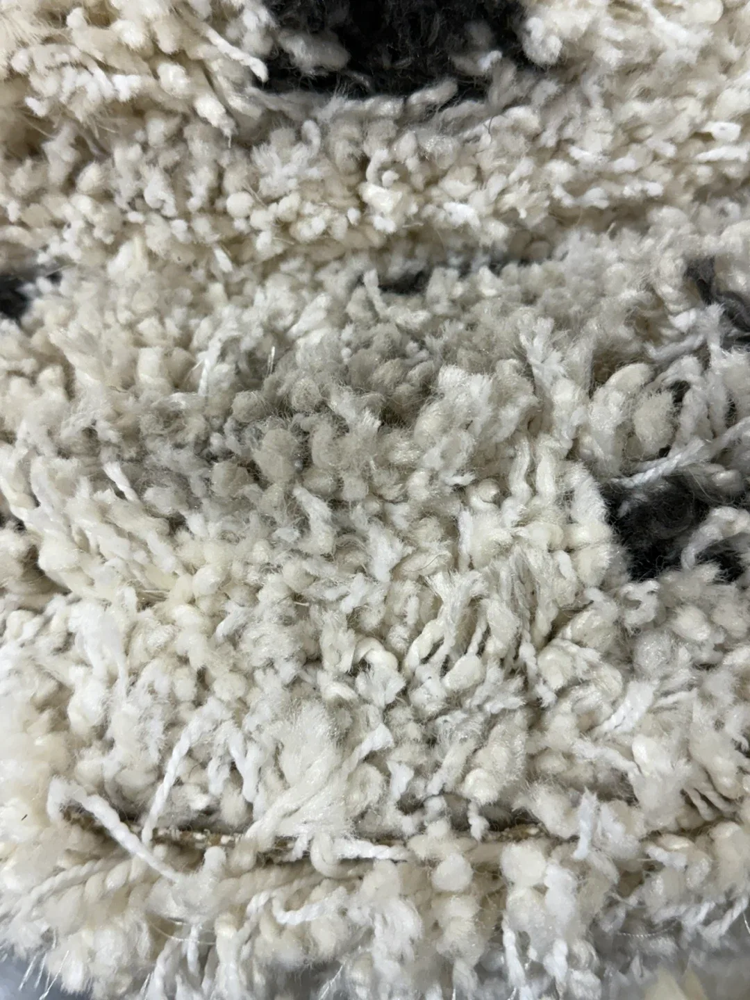 Threshold Cream/Black Geometric Shag Rug image indicator(4)