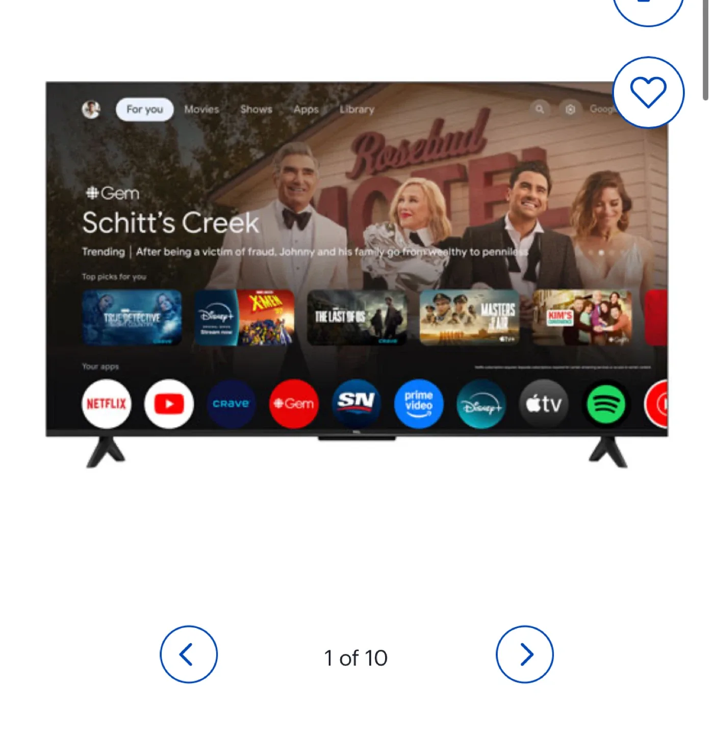 TCL 50" 4K UHD HDR Smart Google TV