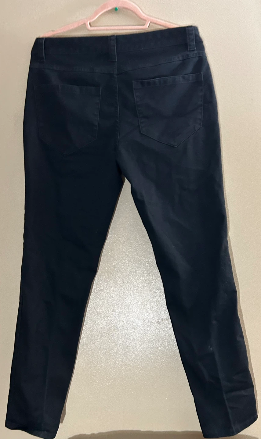 Van Heusen Flex 32x32 Slim Mens Black Pants - photo 3