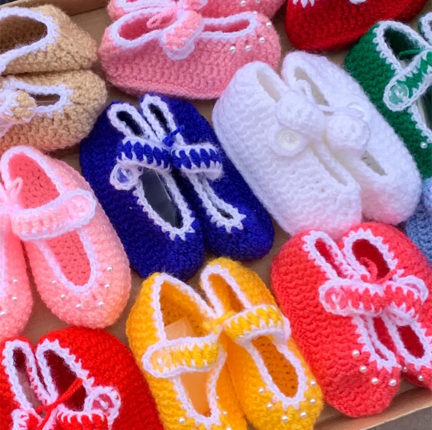 Handmade Baby Booties – Soft, Cozy & One-of-a-Kind 👣✨