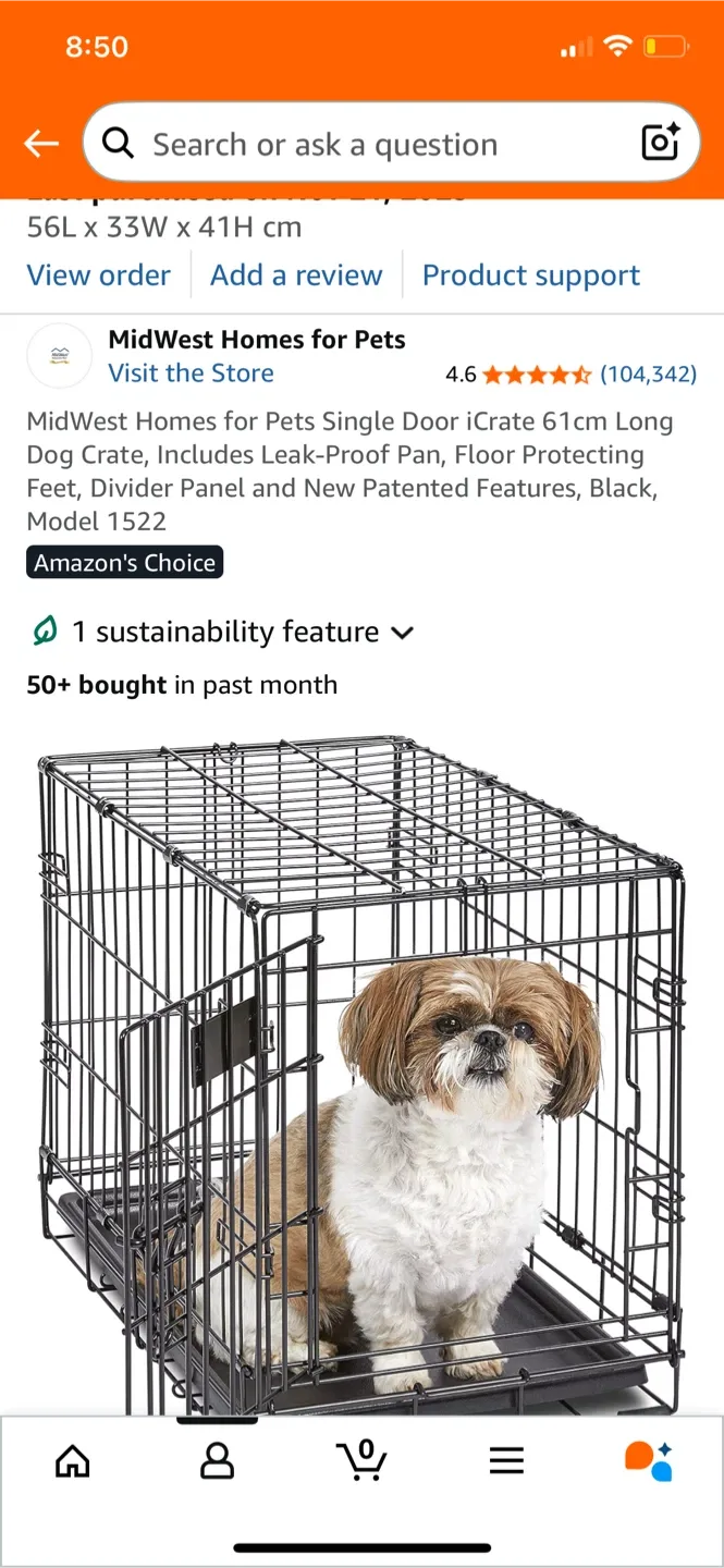 MidWest Homes for Pets iCrate 61cm Dog Crate image indicator(2)