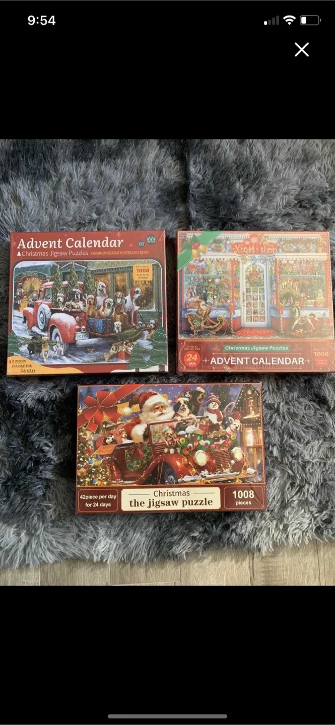 Christmas Jigsaw Puzzle Advent Calendar 1008 Pieces