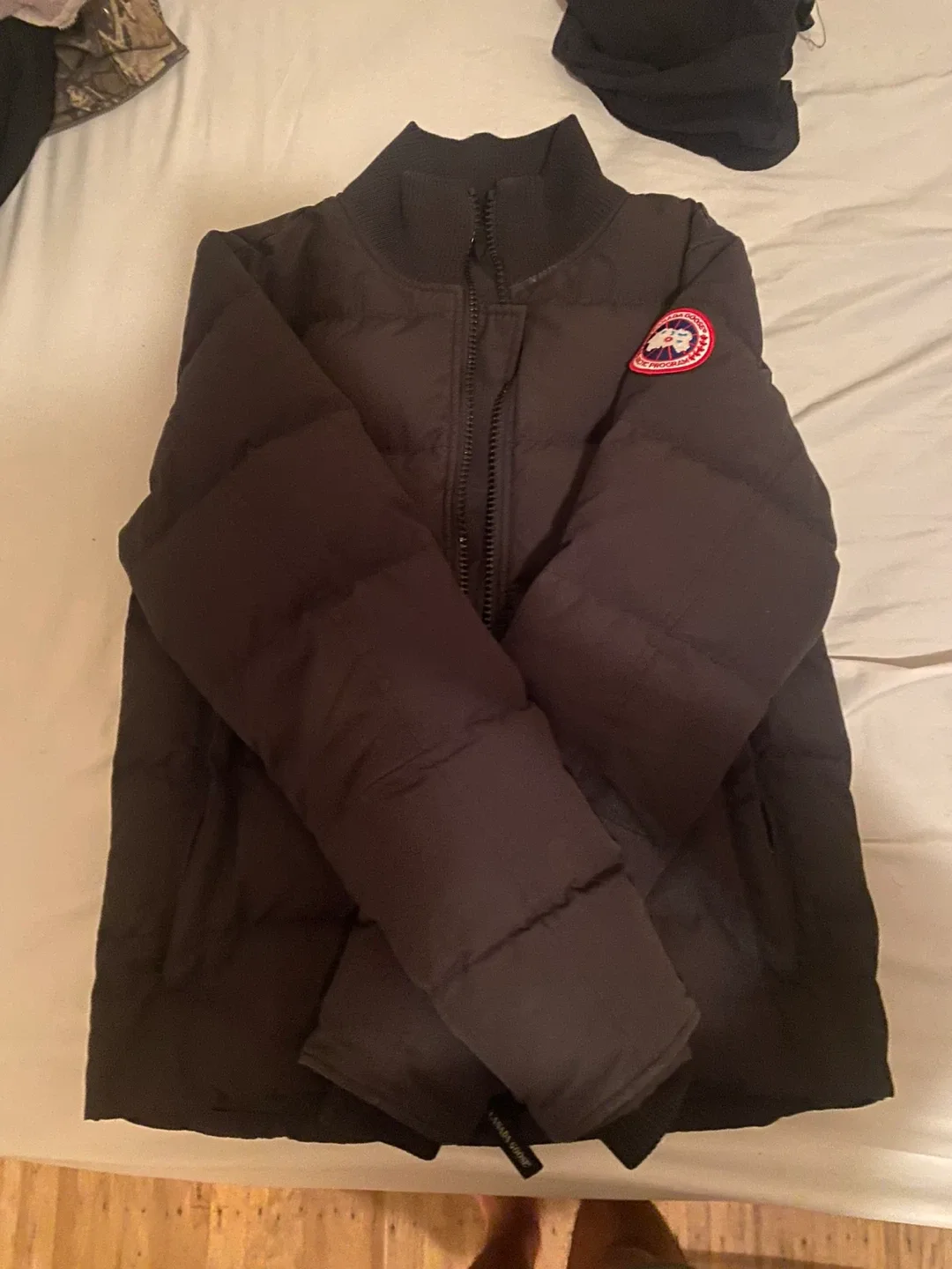 Canada Goose Down Bomber Jacket - Black