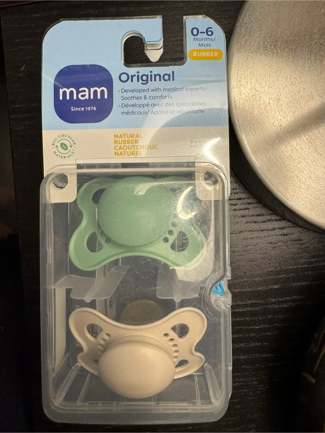 New MAM Original Pacifiers 0-6 Months