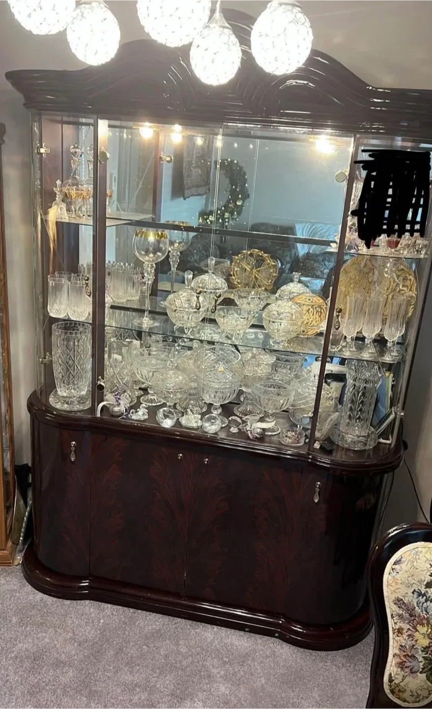 Dining Table Set with China Cabinet image indicator(4)