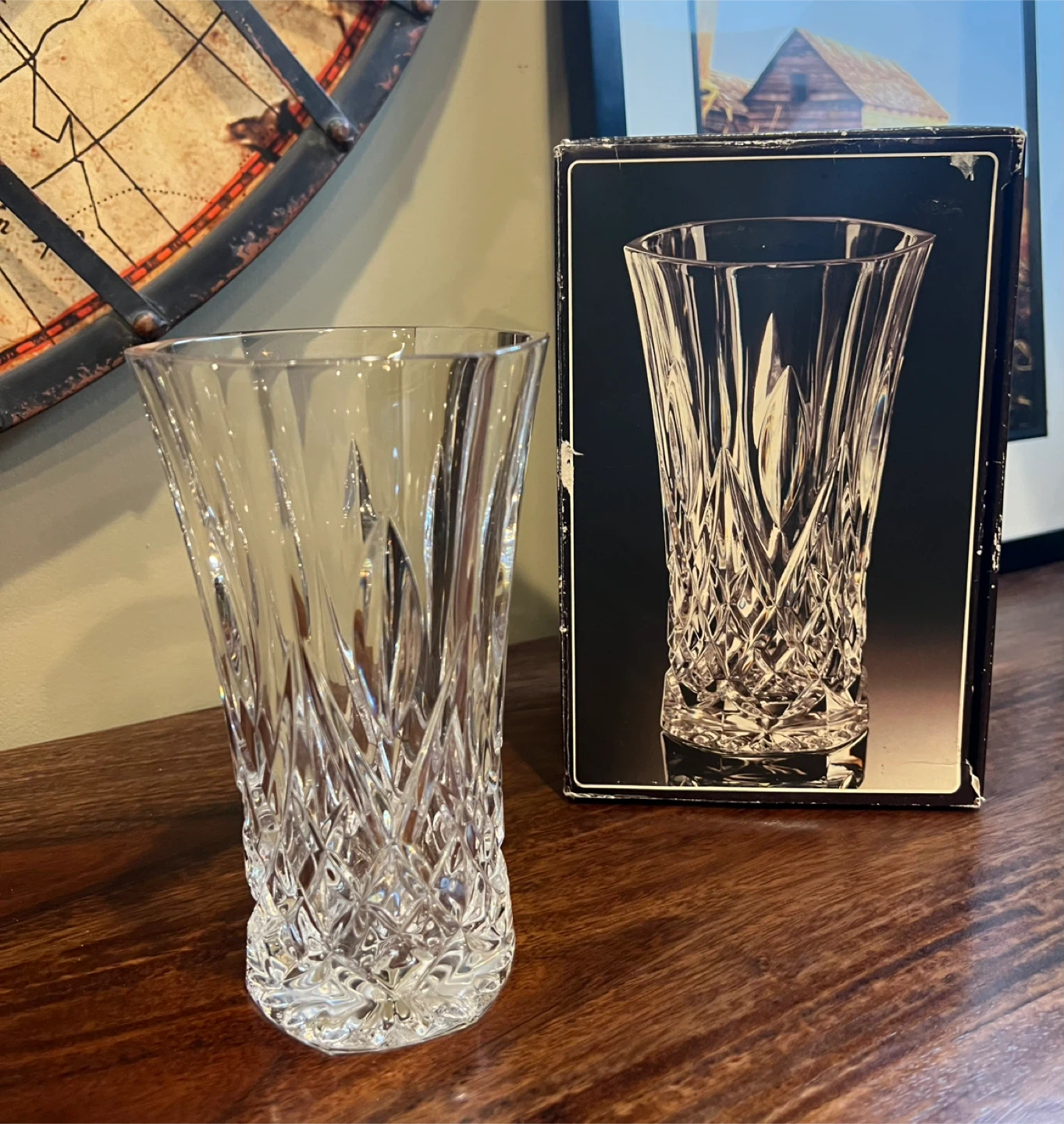 Vintage Crystal Vase - photo 2