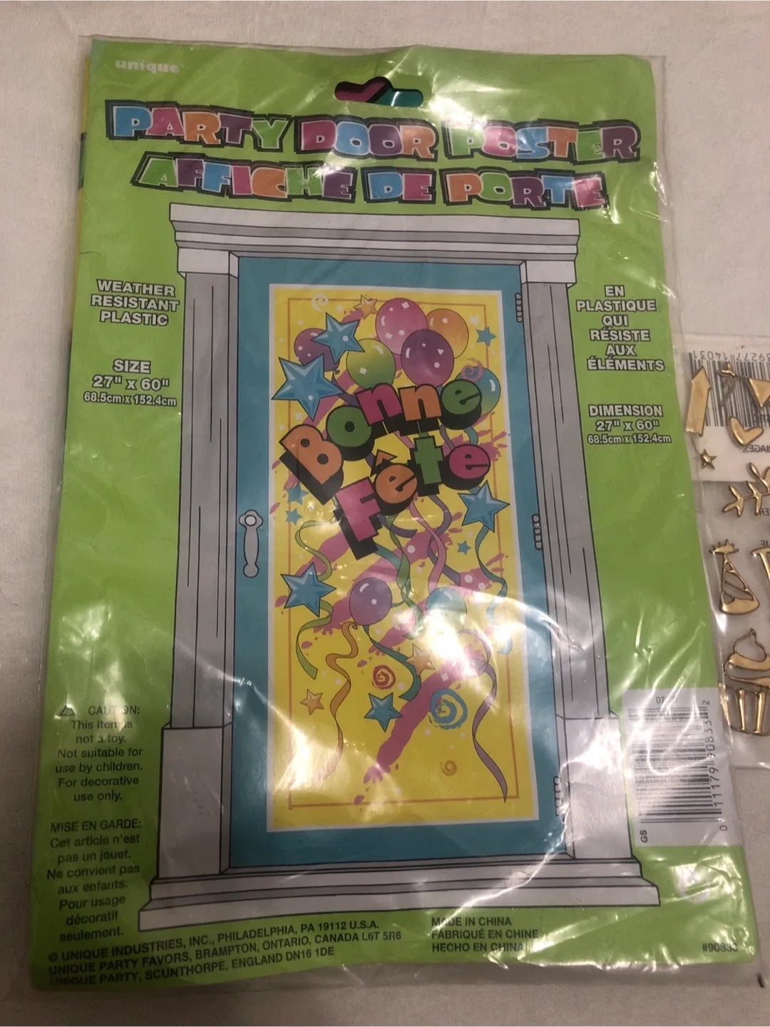 Unique Party Door Poster & Crafter's Square Stickers image indicator(3)