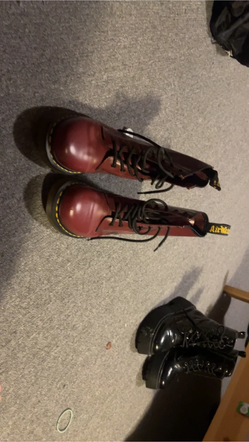 Dr. Martens 1460 Cherry Red Boots - Size 7 image indicator(2)